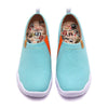 UIN Footwear Women Toledo Light Blue Canvas loafers