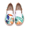 UIN Footwear Women Tropical Vibe Canvas loafers
